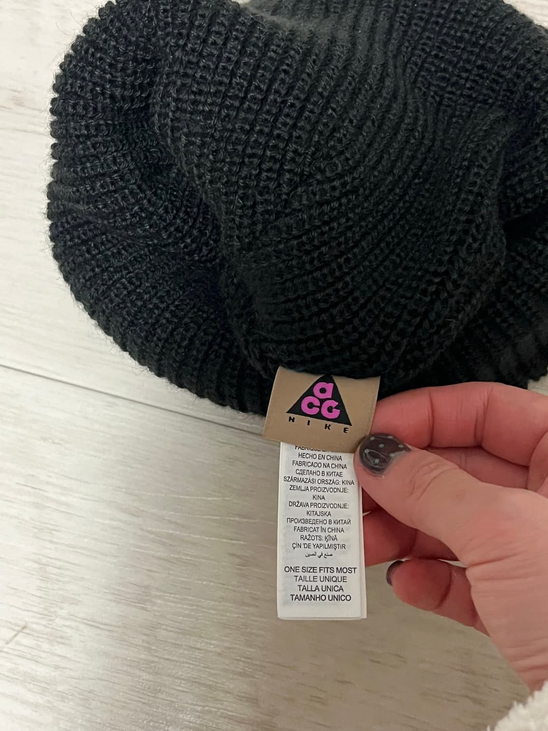 ACG 비니 블랙 상품이미지3
