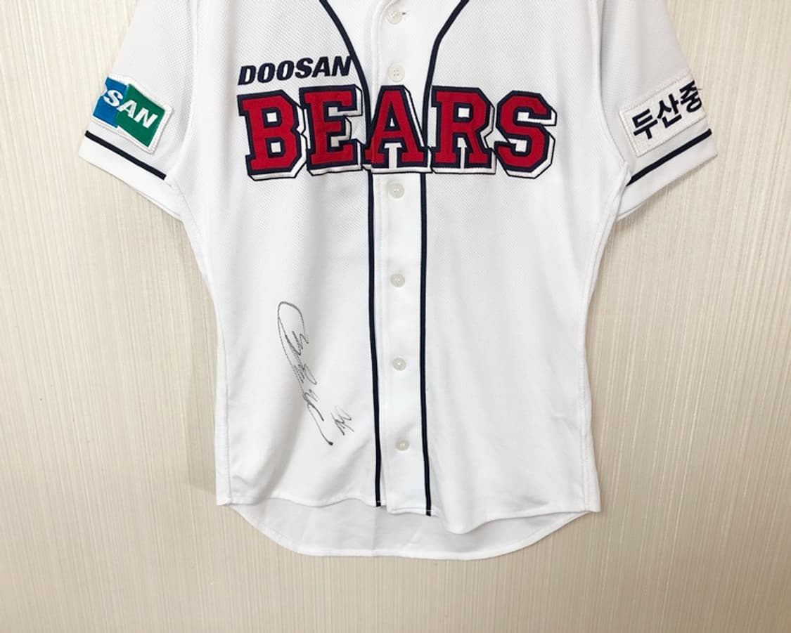 KBO 위팬 두산베어스 홈유니폼/져지 90 #39 이종욱 상품이미지3