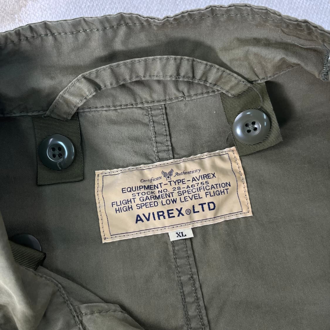 100 아비렉스 피쉬테일 m65 파카 상품이미지2