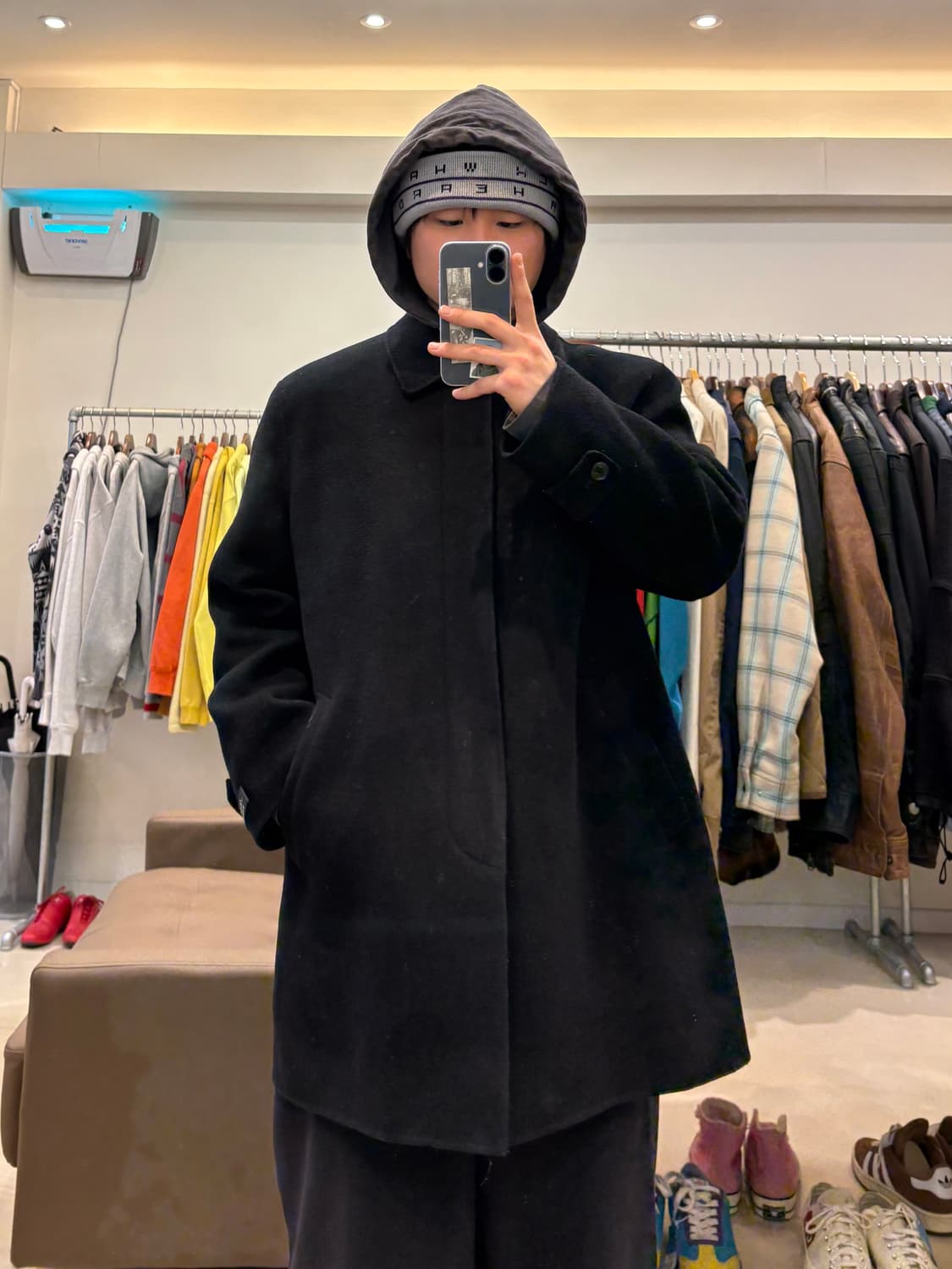 입생로랑 캐시미어 미들 코트 상품이미지9