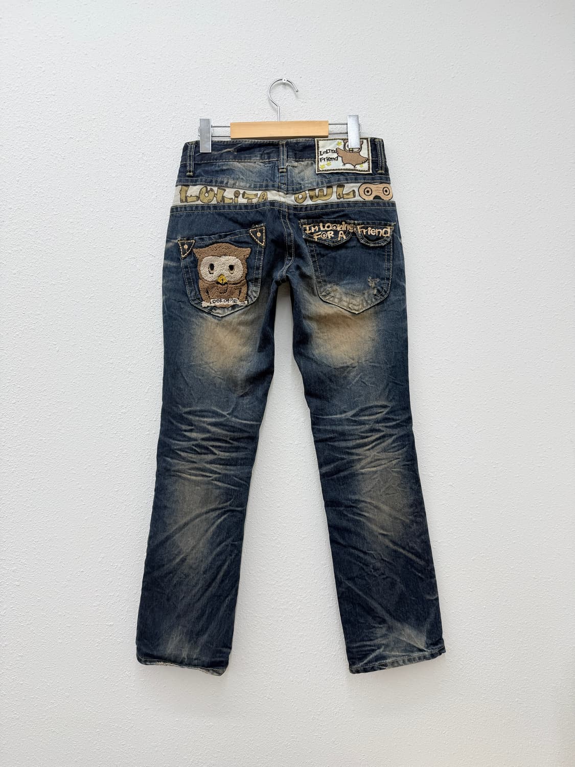 빈티지 Lolita jeans 워싱 데님 팬츠 상품이미지5