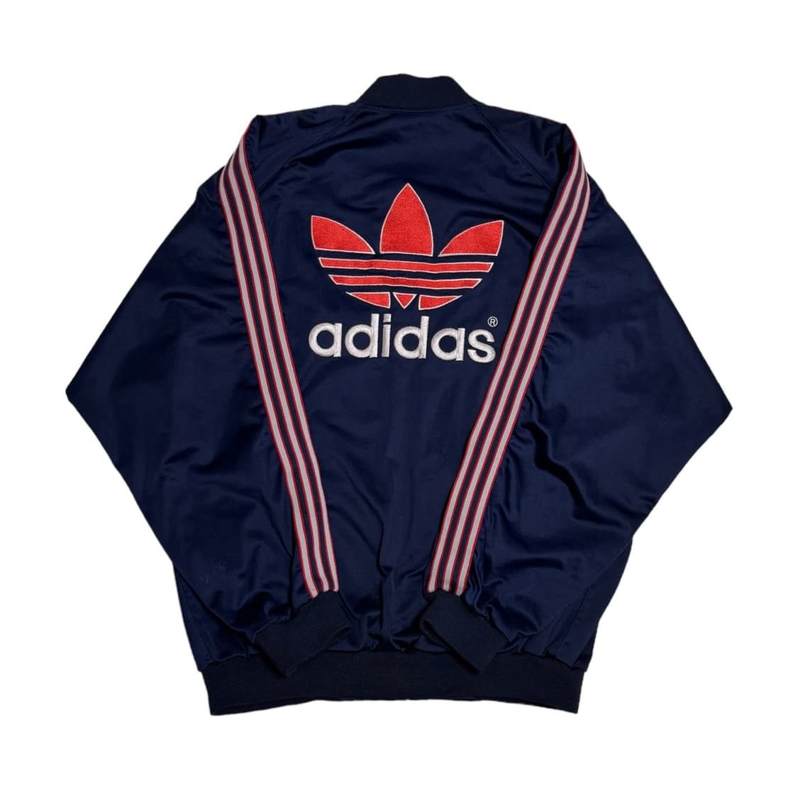 90s 아디다스 빈티지 파이어버드 빅로고 네이비 져지 상품이미지1