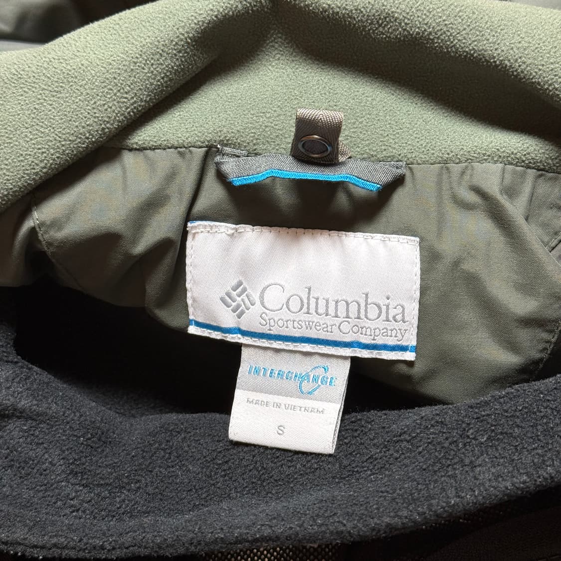 컬럼비아 바람막이 올리브 s 상품이미지7