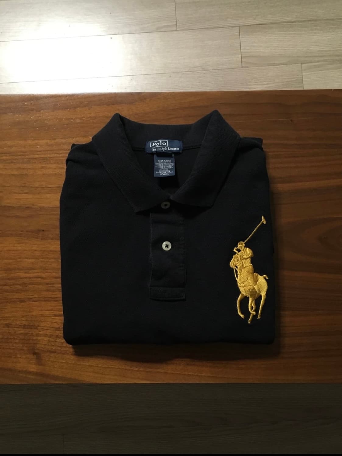 폴로 빅포니 긴팔 카라티 블랙 상품이미지1