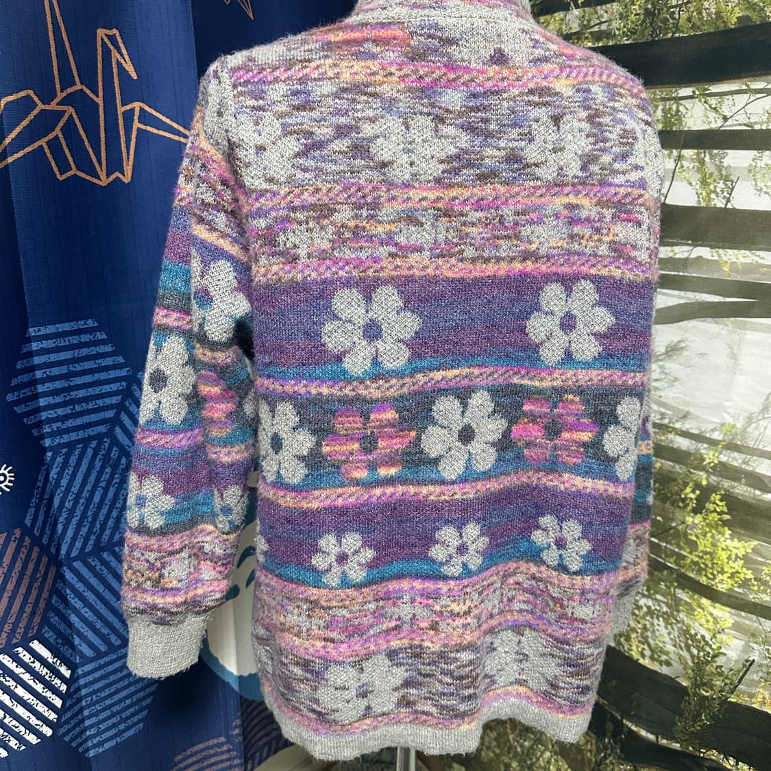 빈티지 무지개떡 히피 에스닉 아우터 상품이미지2