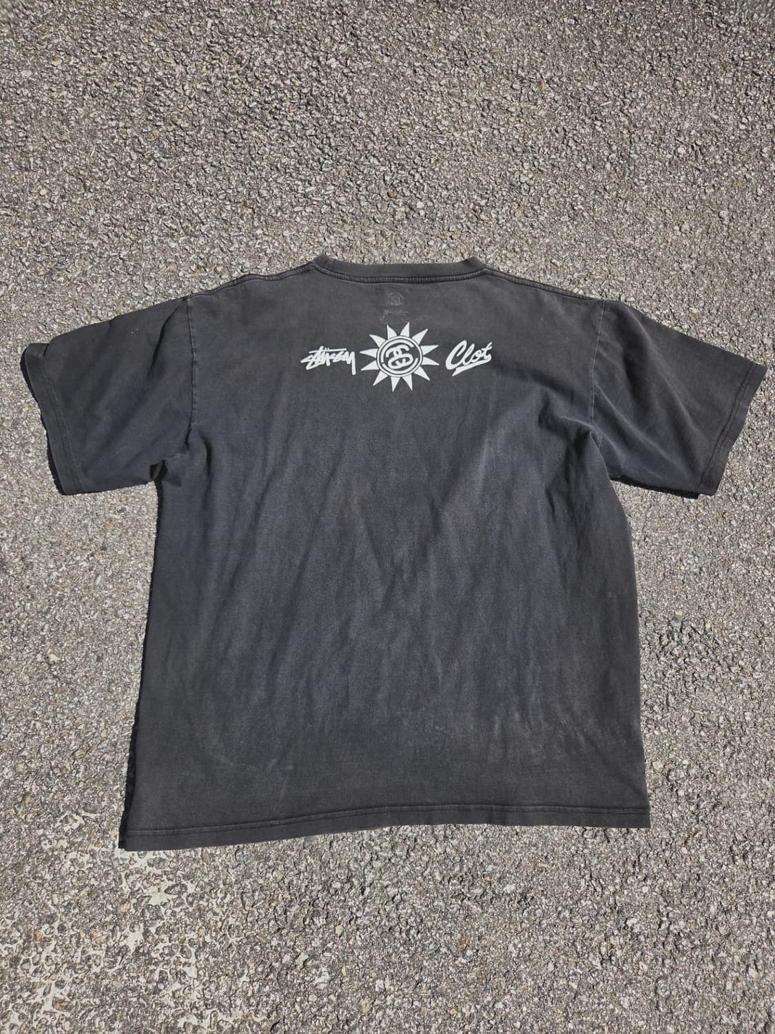 
stussy X clot 스투시 클랏 협업 티셔츠 상품이미지2