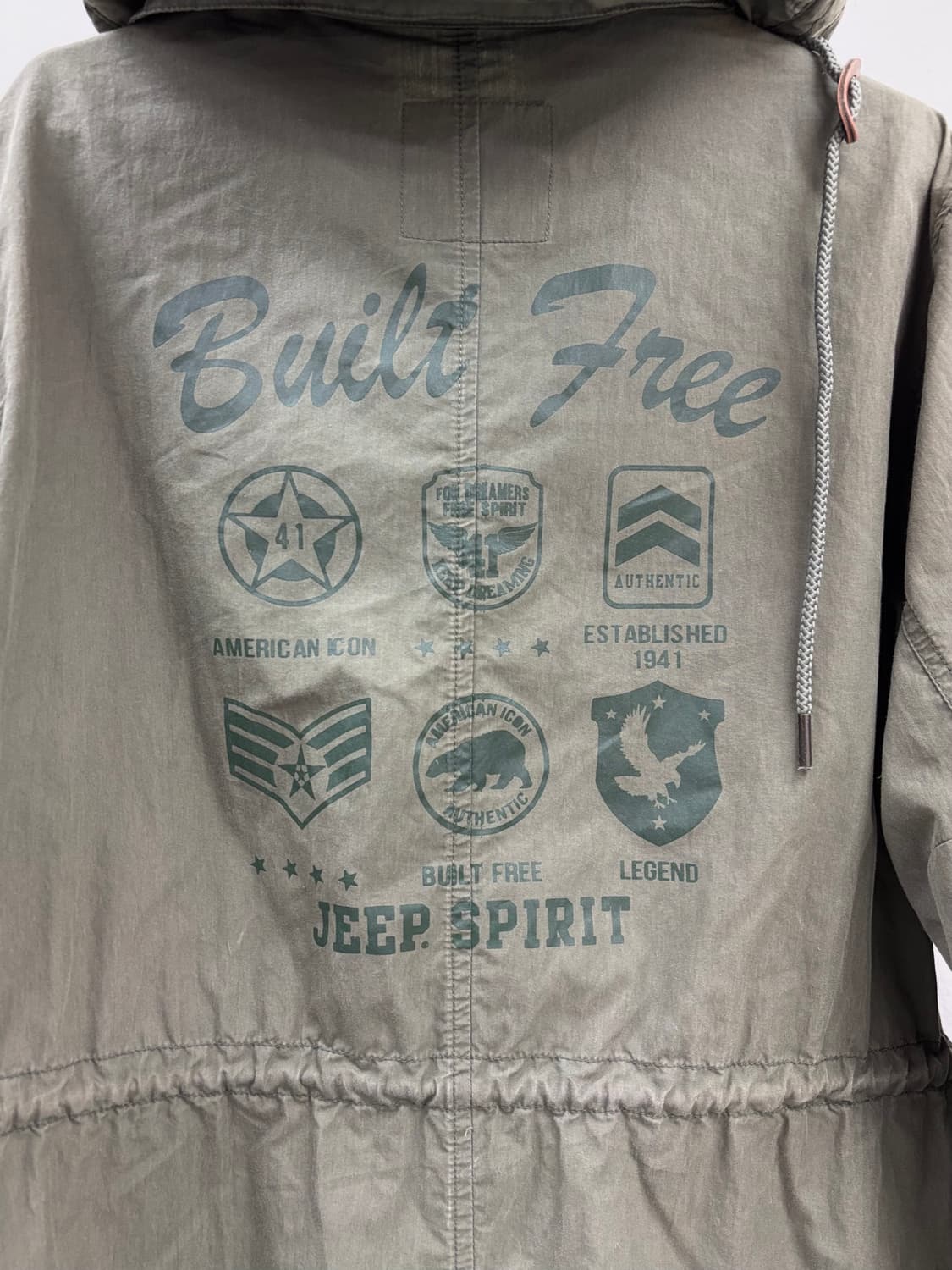 빈티지 카키 하이넥 야상 자켓 워크웨어 y2k 상품이미지10