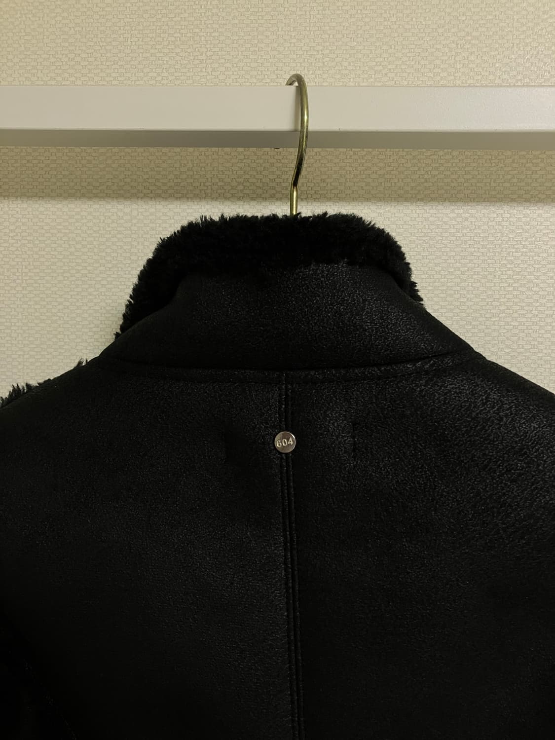 MOTORCYCLE SHEARLING JACKET IN 상품이미지6