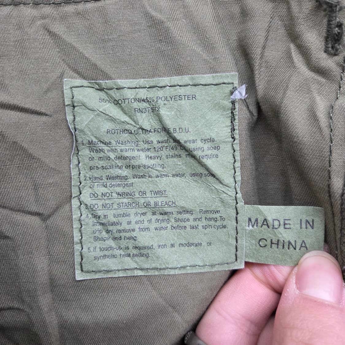 usa army 밀리터리 카고 바지 허리39in 상품이미지5