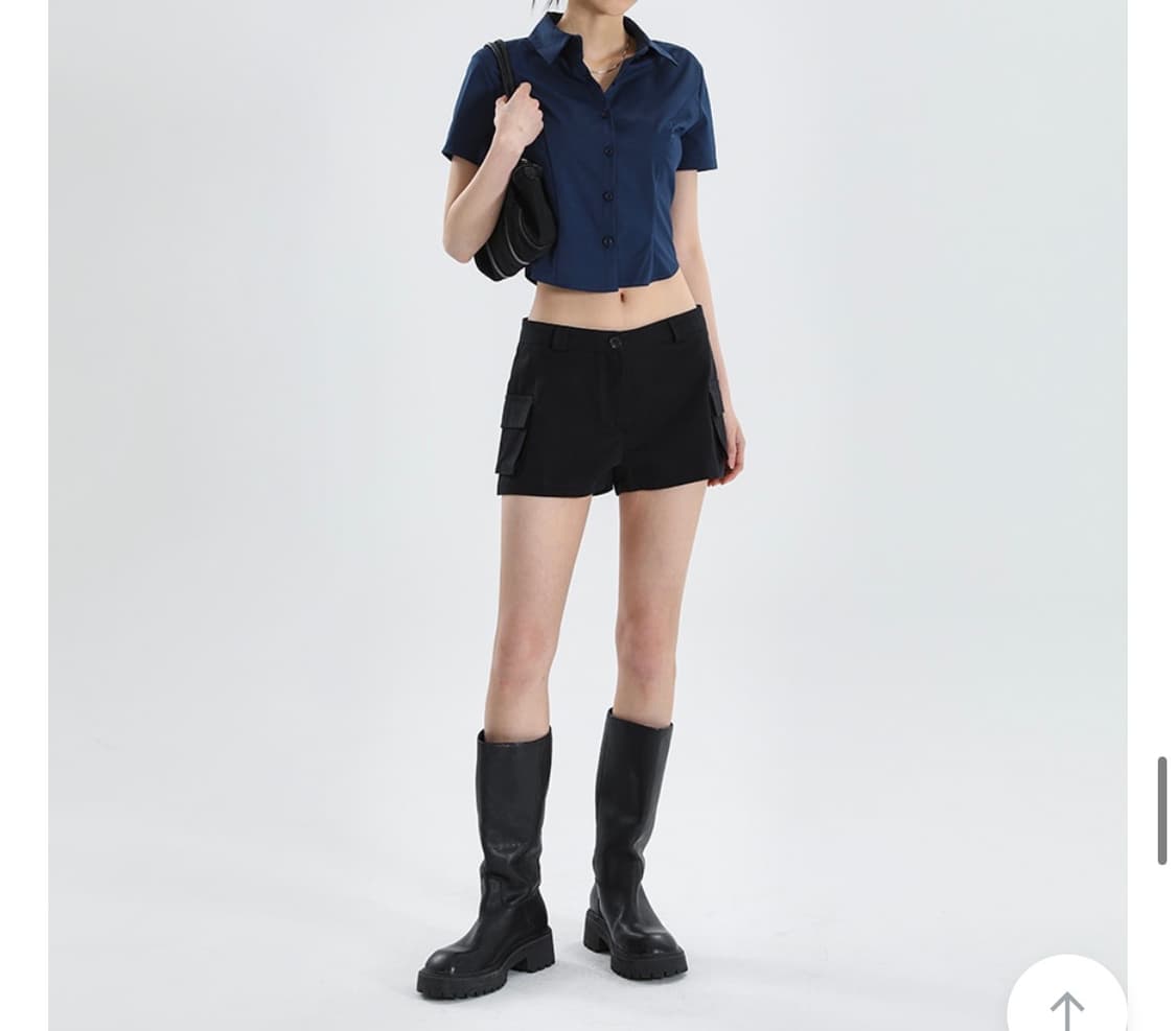 반팔크롭셔츠 상품이미지2