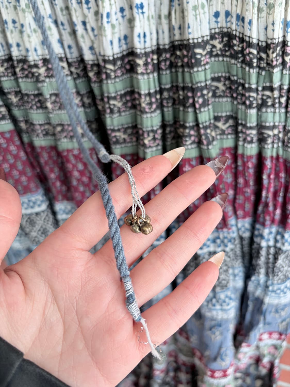 히피 패치 스커트 상품이미지3