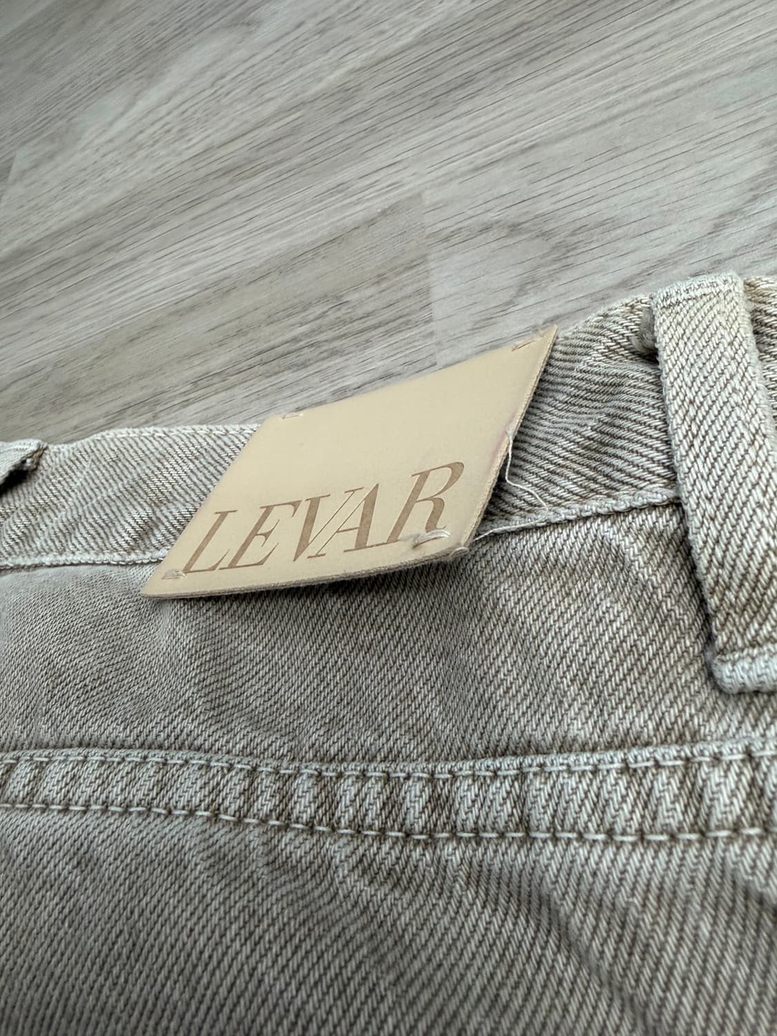 르바 Relaxed Fit Denim - Sand Baige 상품이미지8