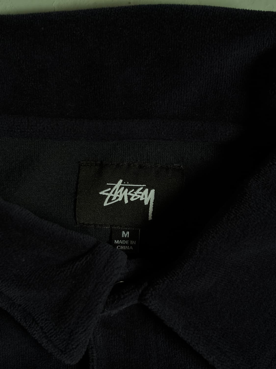 스투시(Stussy) Victor 네이비 피케 셔츠 상품이미지4