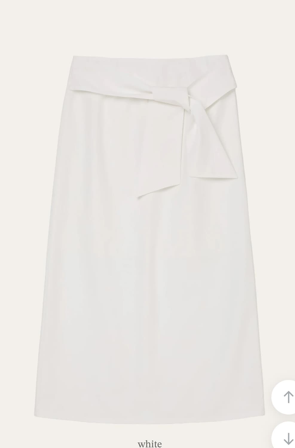 당일배송) 제니오 쉘 타이 롱스커트 m사이즈 상품이미지2