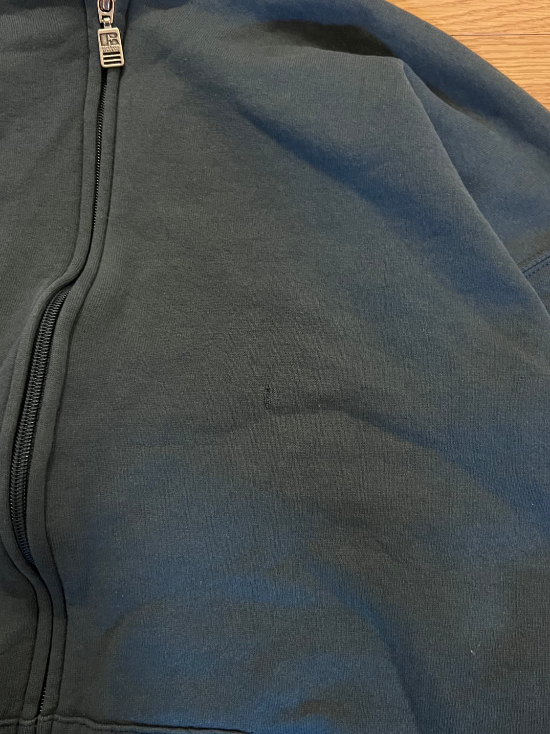 90s 러셀 빈티지 후드집업 딥그린 XL 상품이미지7