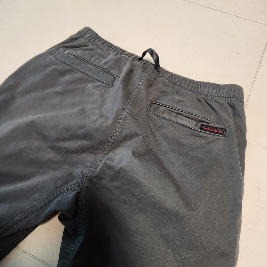 그라미치 다크 그레이 코튼 팬츠 상품이미지4