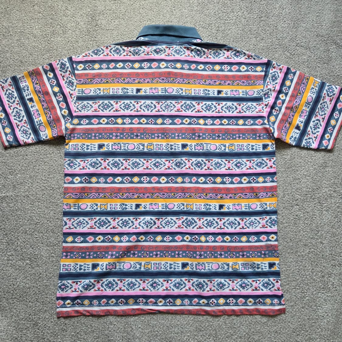 Japanese vintage 에스닉 반팔 티셔츠 L(100) 상품이미지5