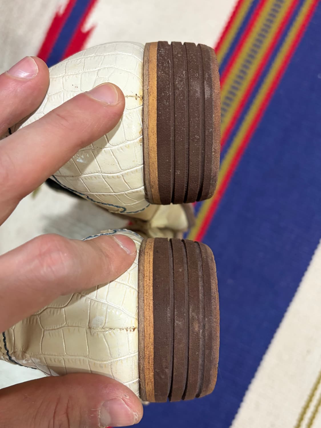 훕데두 BE - EW 롱노즈 파이톤 드레이프 부츠 상품이미지9