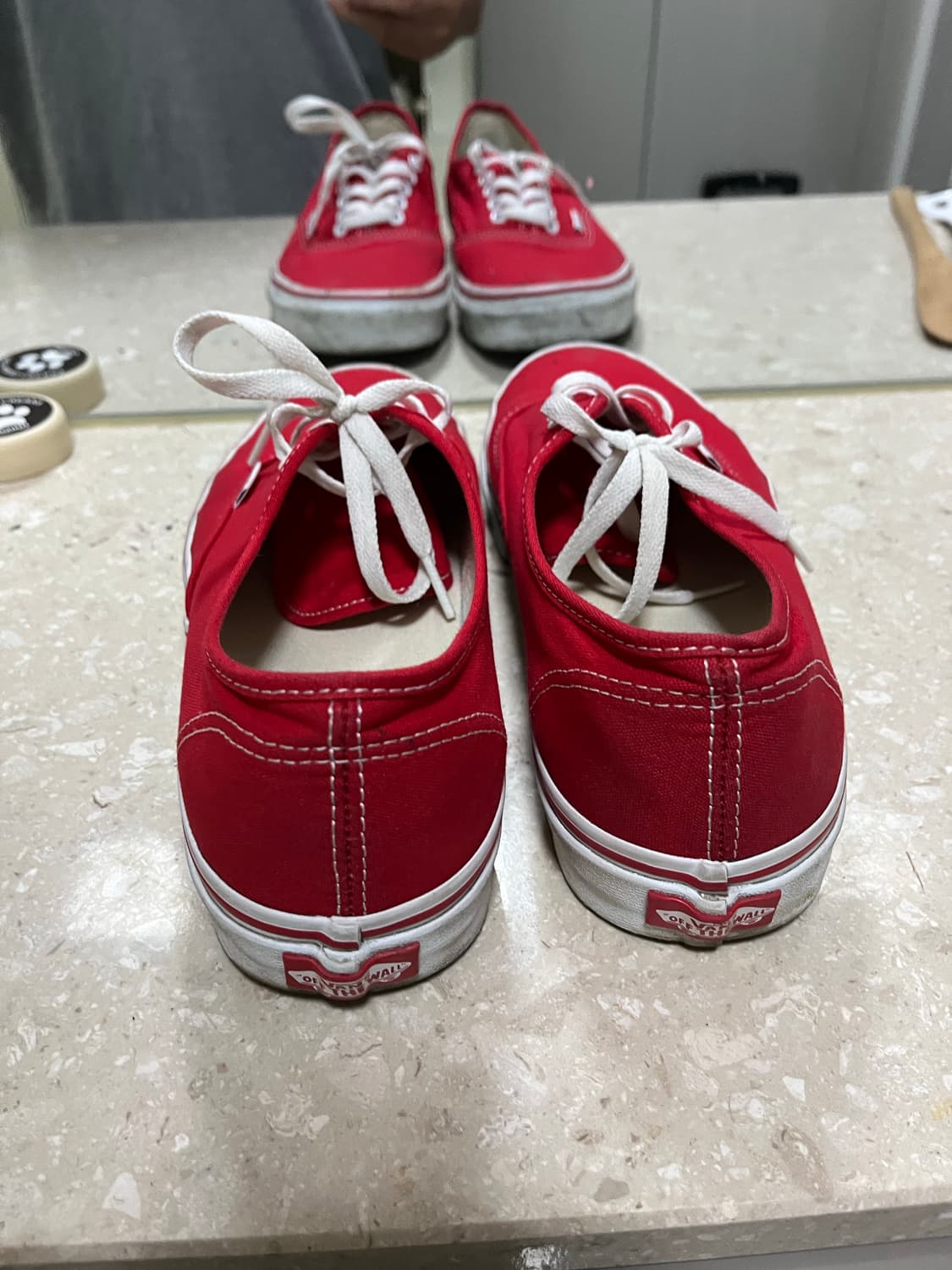 반스 어센틱 레드 스니커즈 275 상품이미지3