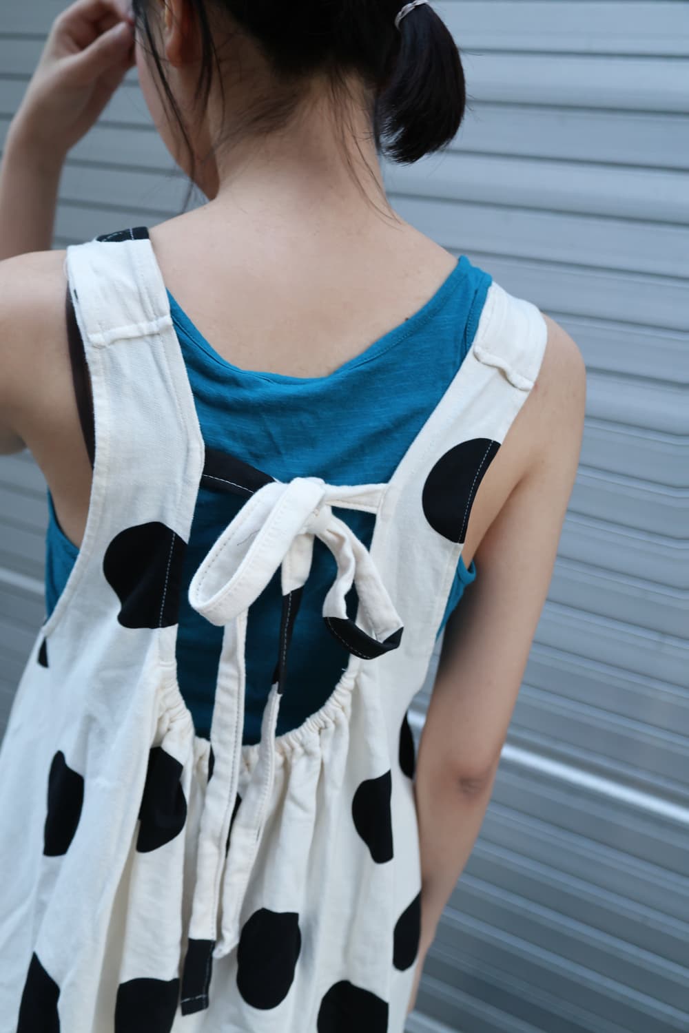 polka dot apron dress 상품이미지10
