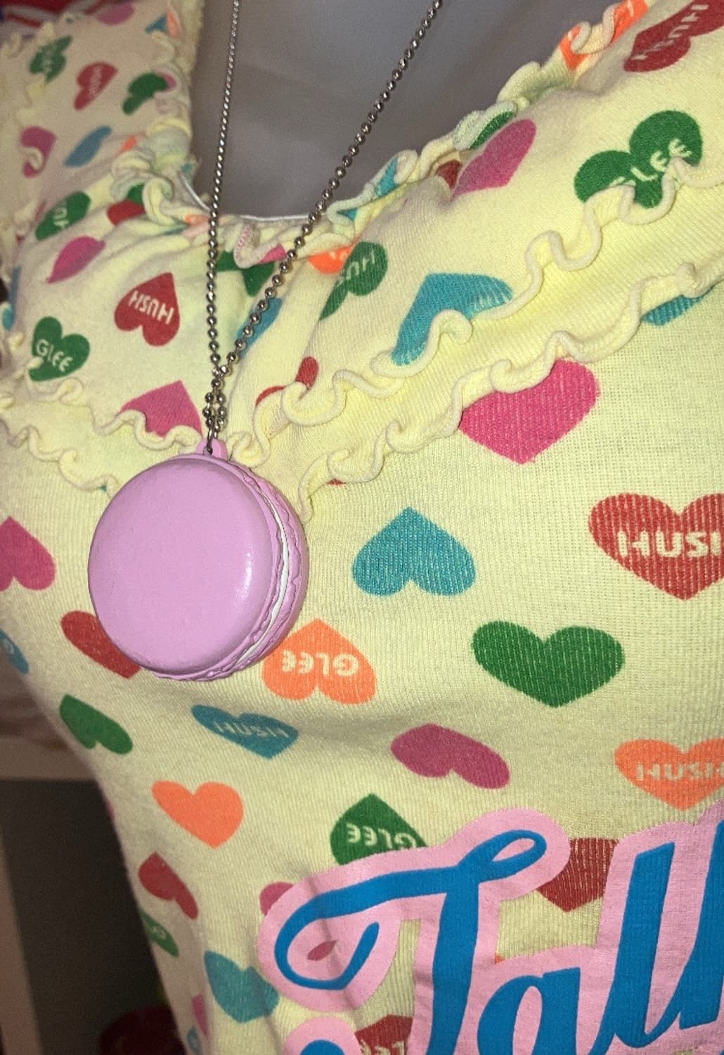 jpn 핑크 마카롱 시계 목걸이 상품이미지6