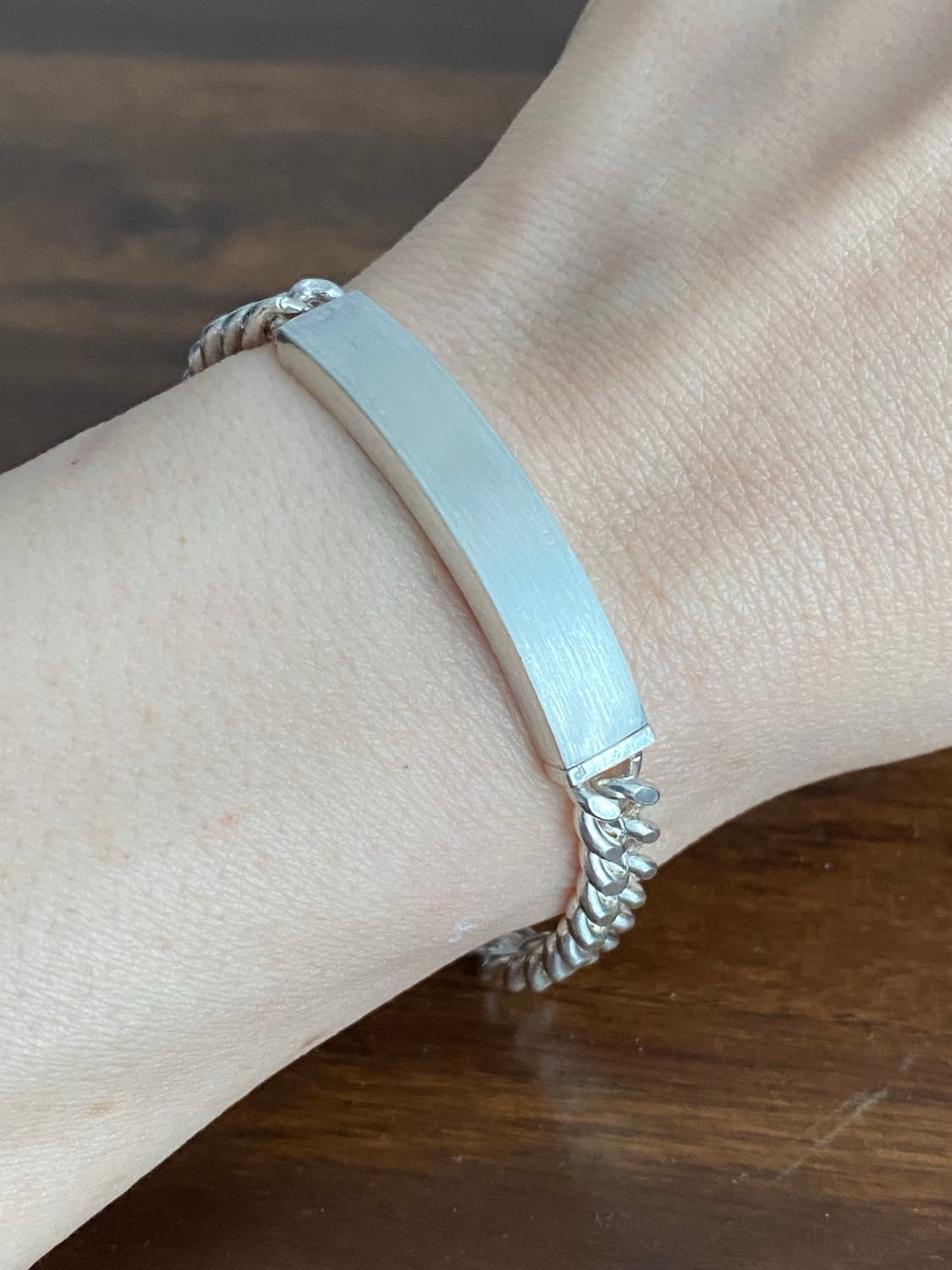 순은 실버 스틱라운드 체인팔찌(새제품) 상품이미지6