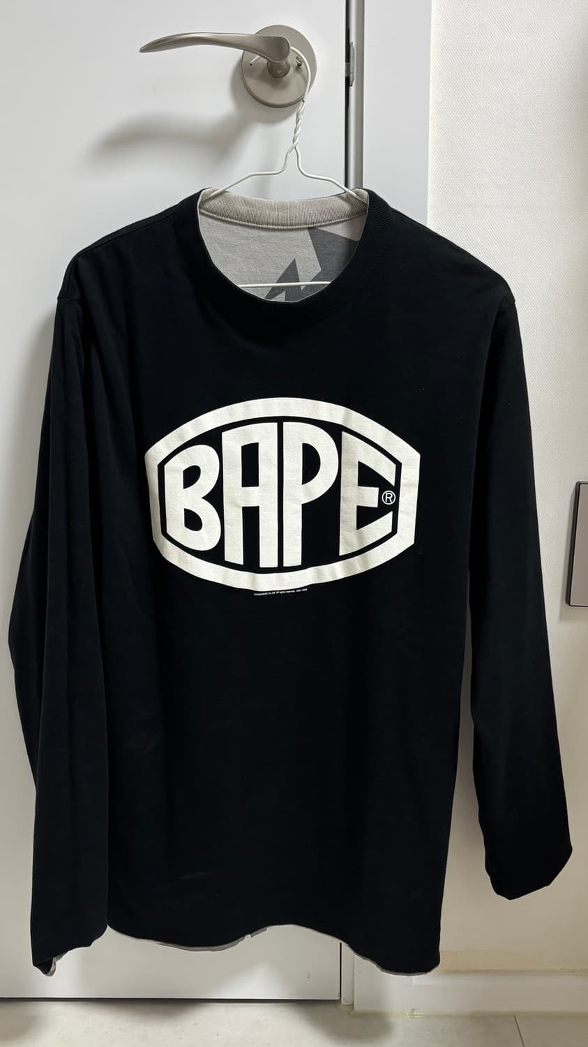 베이프 스타 롱슬리브 리버시블 상품이미지2