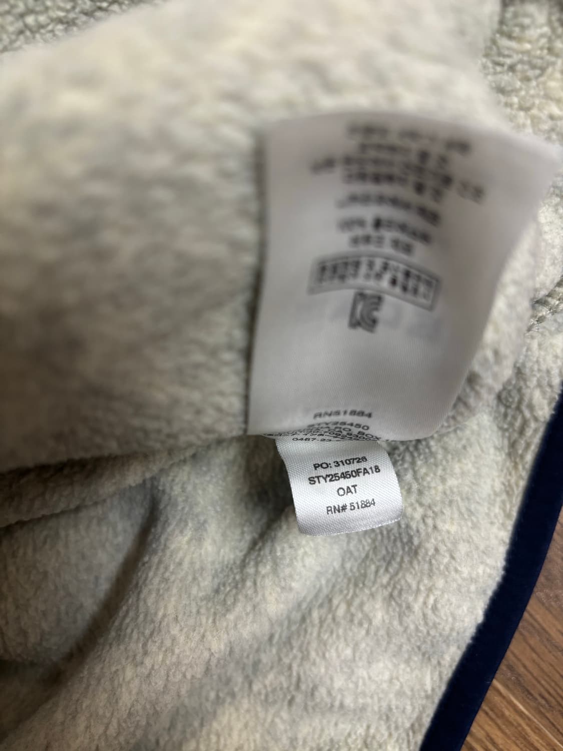 파타고니아 헤비웨이트 신칠라 오트밀 M사이즈 상품이미지7