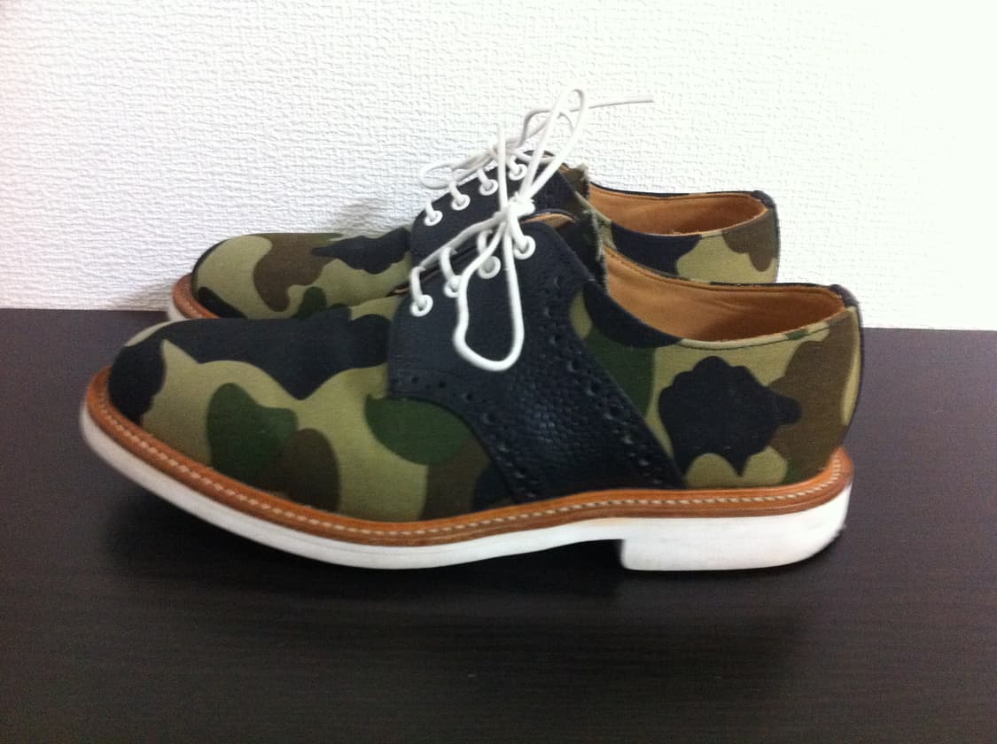 APE X MARK mcnairy 새들슈즈(에이프 구두 카모 베이프) 상품이미지2