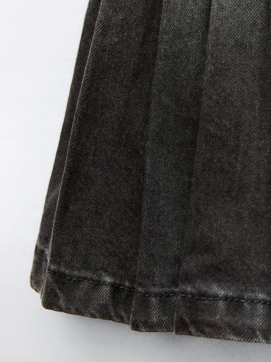 Zara 버클 데님 스커트팬츠 상품이미지3