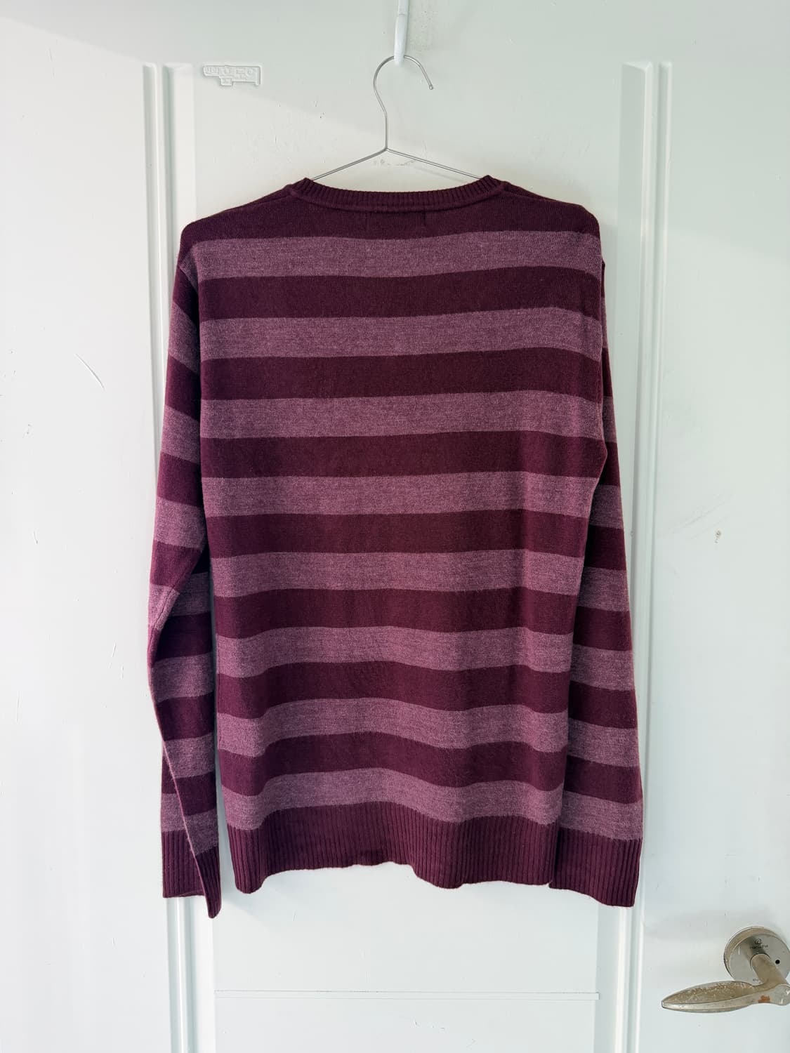 일본빈티지 라벤더 스트라이프 니트 상품이미지6