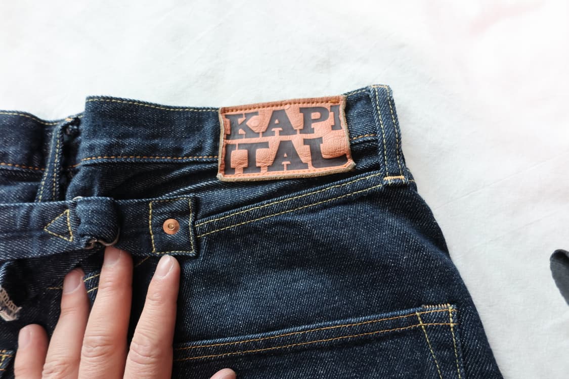 캐피탈 본 데님 자켓 48 팬츠 36 셋업 상품이미지7