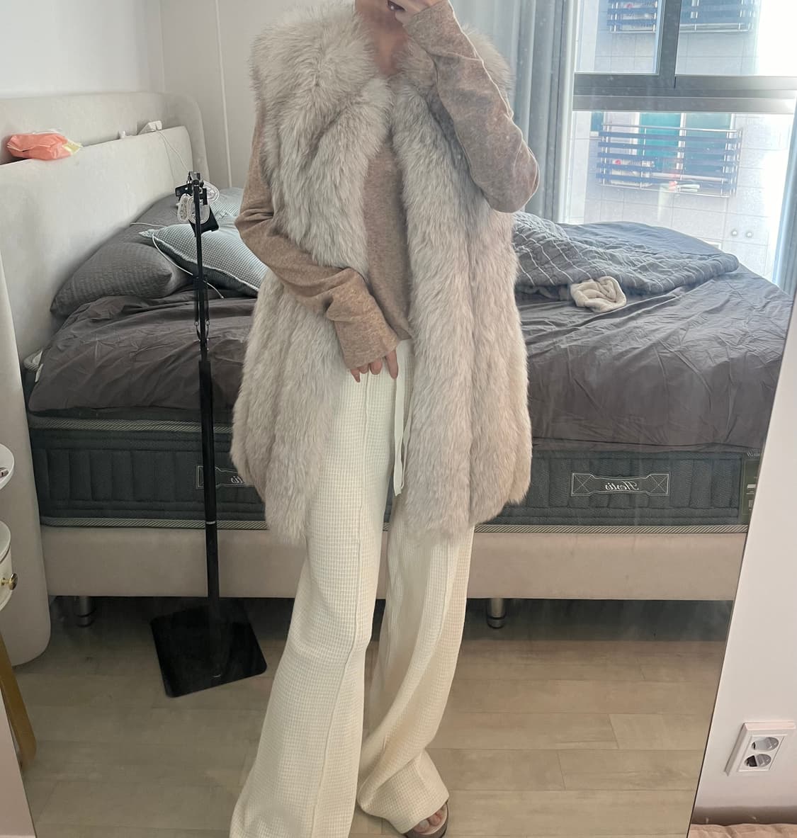 사가폭스 퍼베스트 퍼코트 상품이미지3