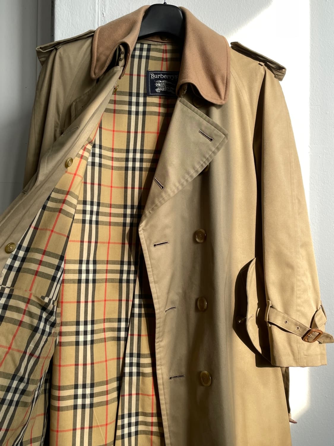 버버리 울 카라 더블 트렌치 코트  상품이미지6