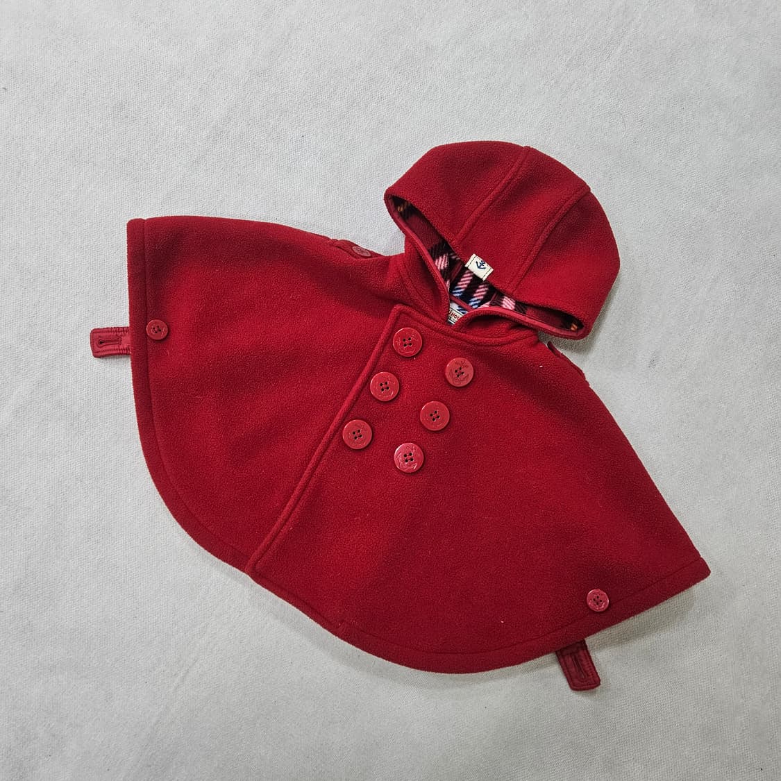 F 미키하우스 더블 버튼 후리스 케이프 0327Y 상품이미지1