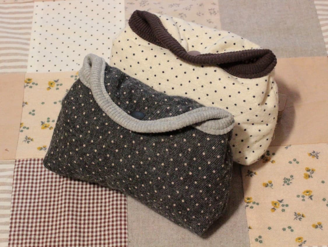 핸드메이드 도트 시보리 파우치 상품이미지2