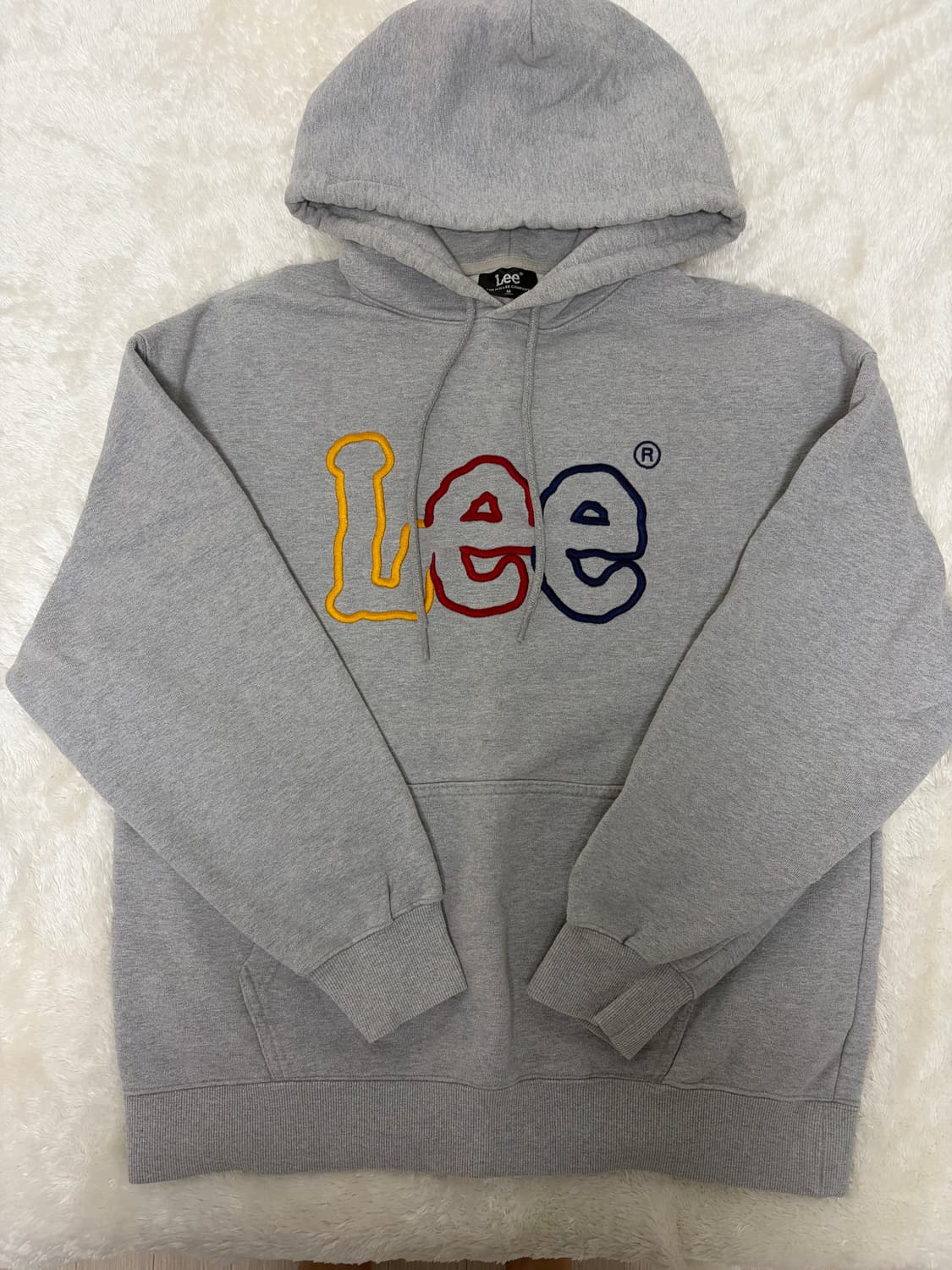 리 멀티 컬러 트위치로고 후디 그레이 M 상품이미지2