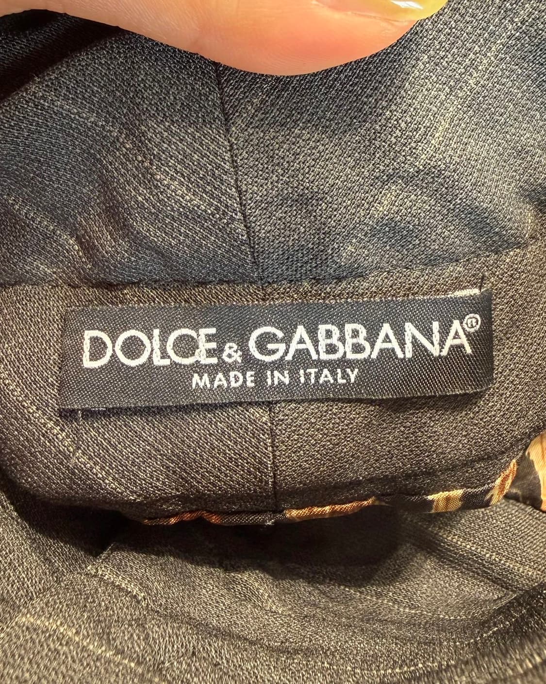 돌체앤가바나 블랙 스트라이프 벨티드 미니스커트  상품이미지8