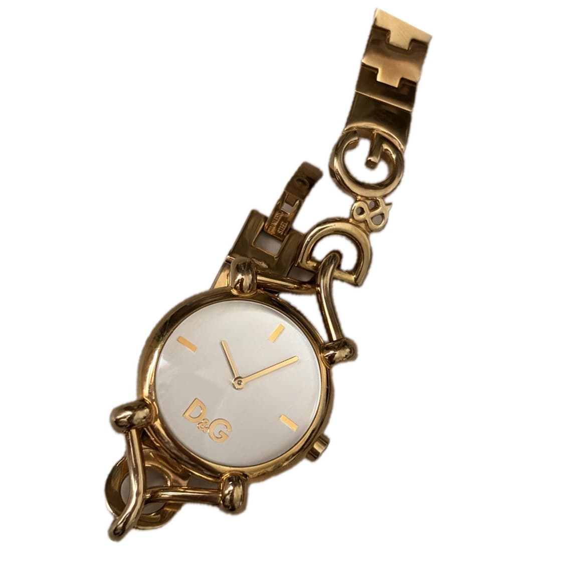 【희귀매물】돌체앤가바나 D&G 금장 시계 팔찌 상품이미지2