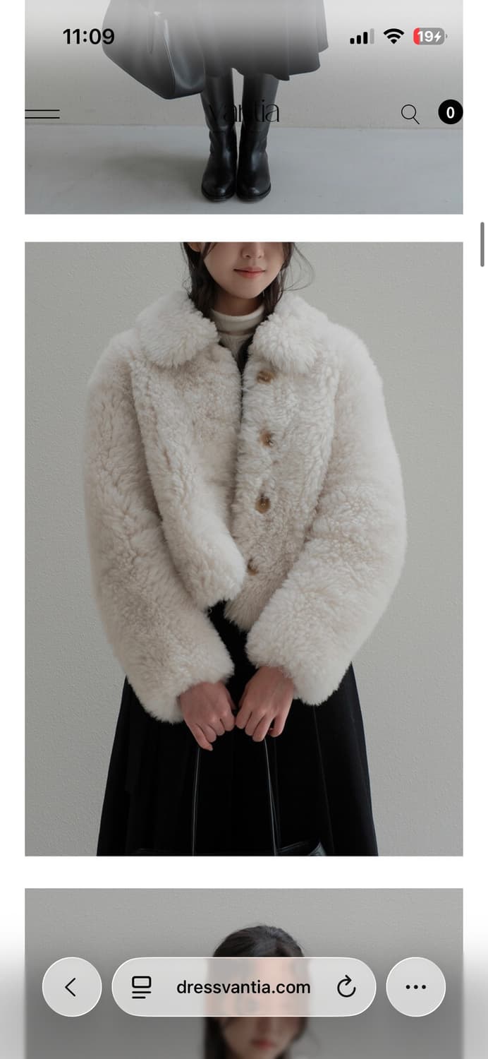 반티아 메이드 리얼 양털 퍼자켓 상품이미지4