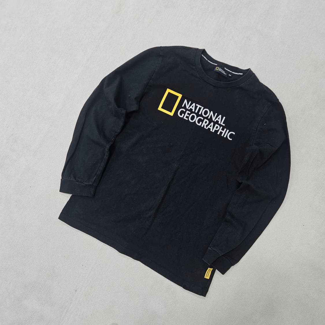 150 네셔널지오그래픽 키즈 빅로고 긴팔 0330Y 상품이미지1