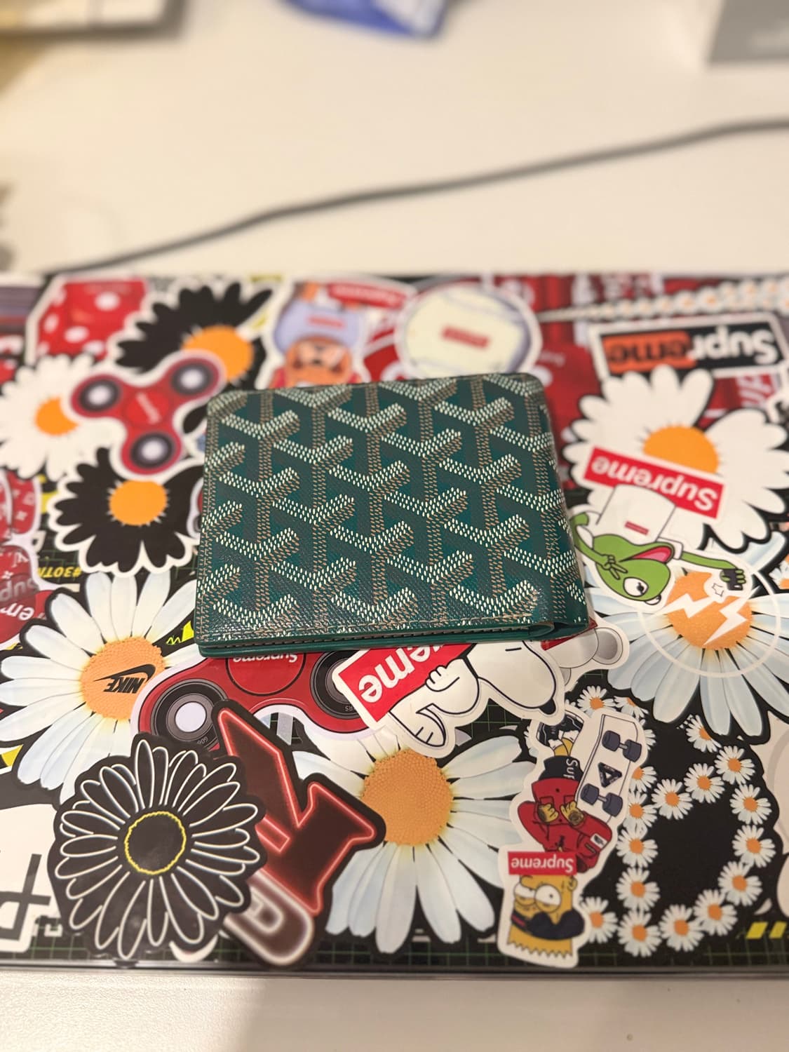 고야드 반지갑 그린 상품이미지2