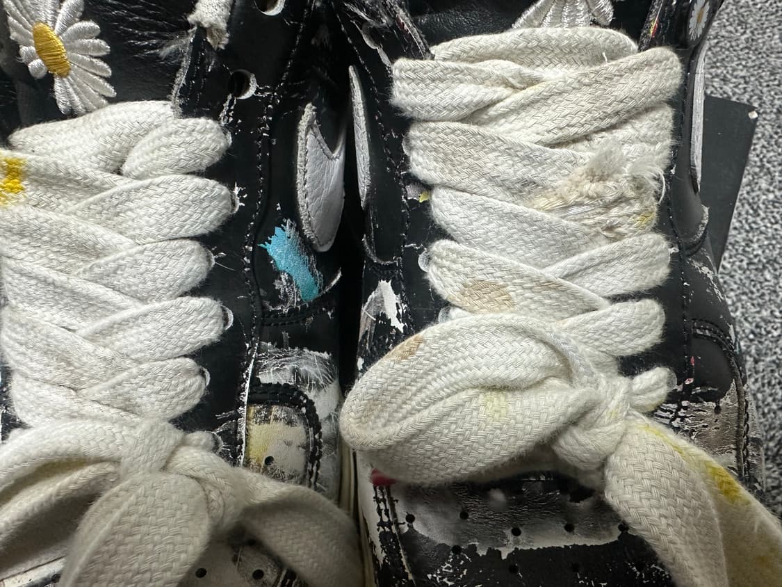 (285)나이키 에어포스1 파라노이즈 블랙 상품이미지9