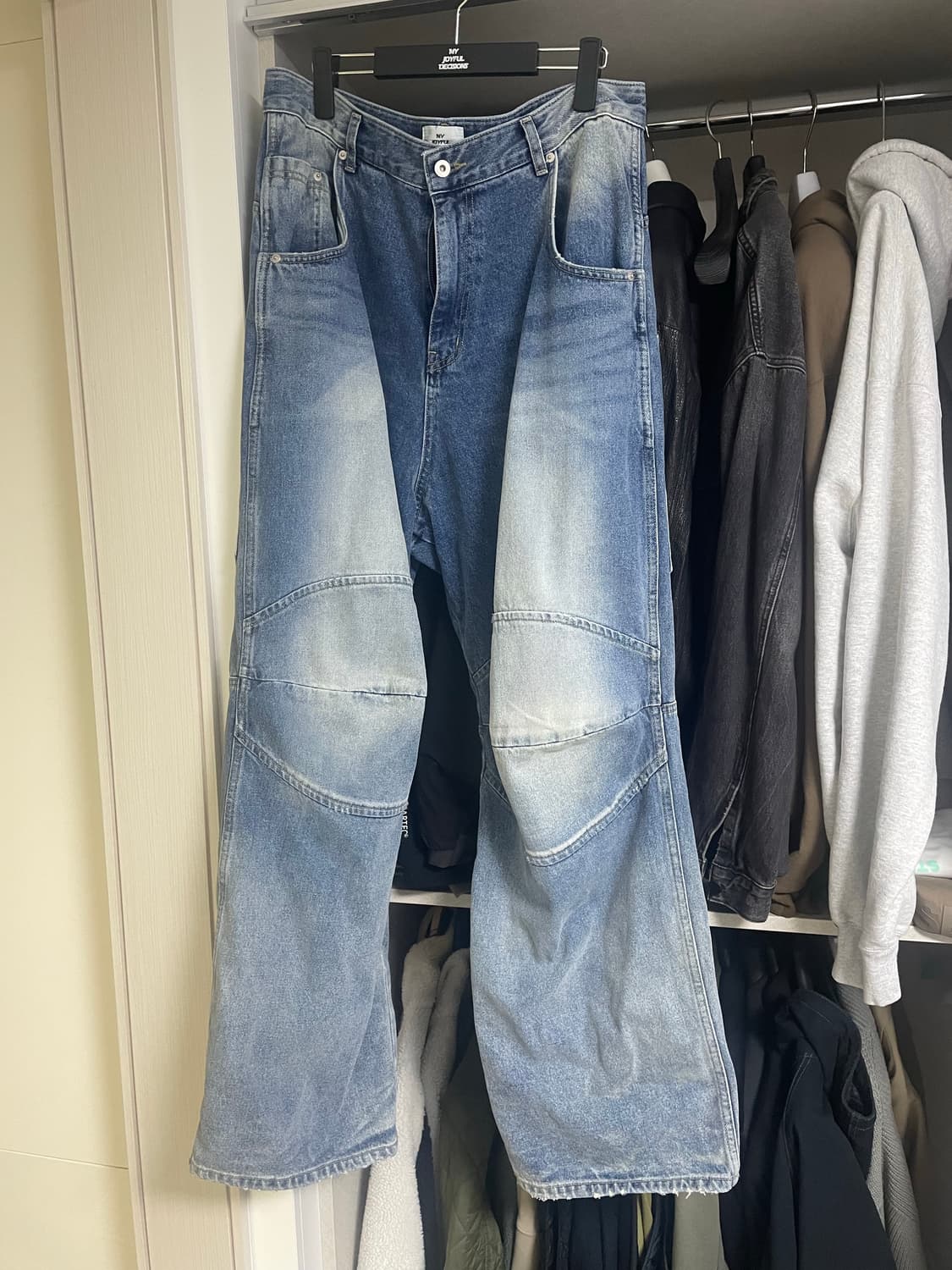 MJD 3D 팬츠 데님 블루 L사이즈 상품이미지1