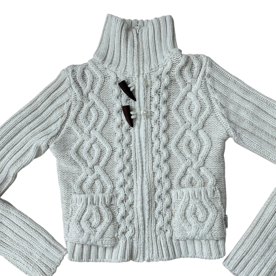 스컬프터 Two Way Cable Cardigan Ivory 상품이미지5