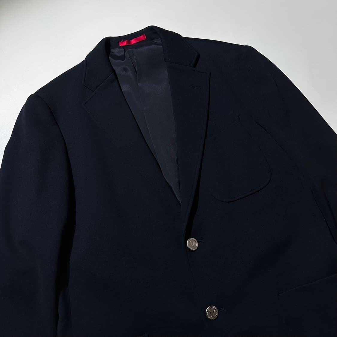 제이프레스 은장버튼 싱글 2B 블레이저 자켓 네이비 상품이미지3