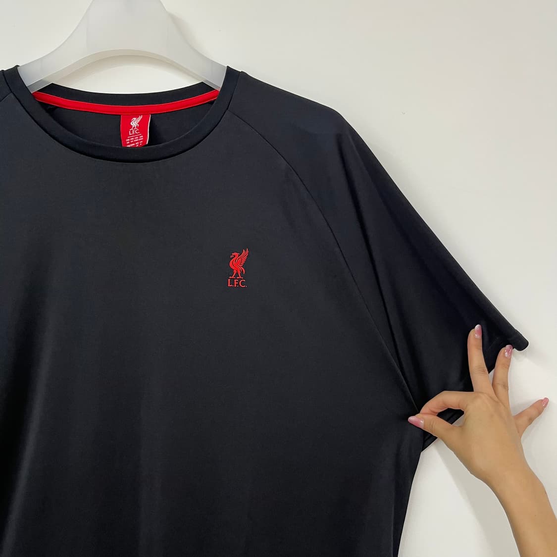 리버풀 LFC 오피셜 기능성 블랙 티셔츠 상품이미지4