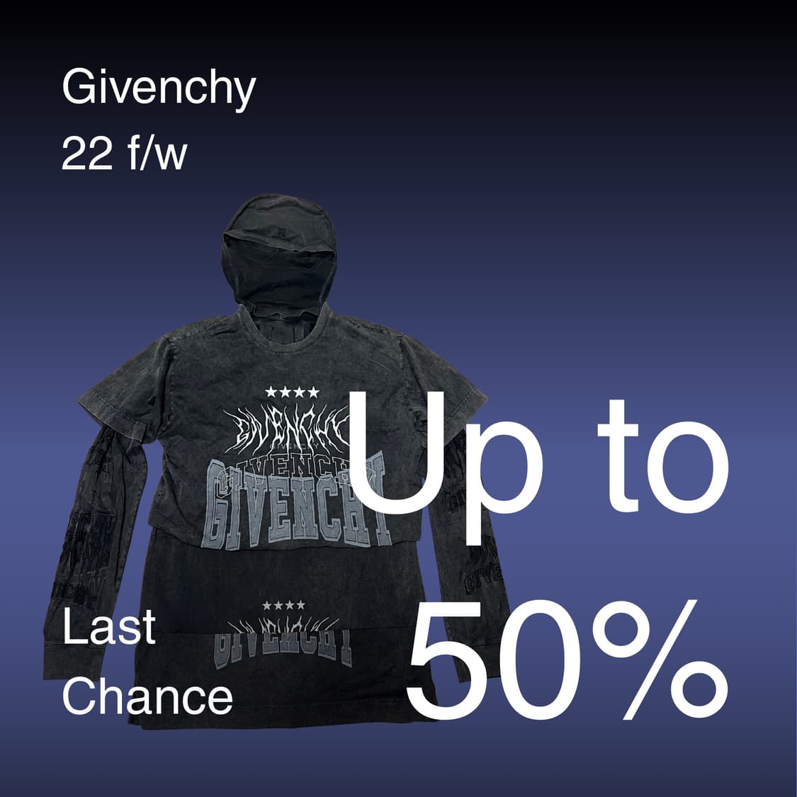 [국내 최저가 수준!!!]지방시 바라클라바 롱슬리브 정품 XL 22f/w 상품이미지1