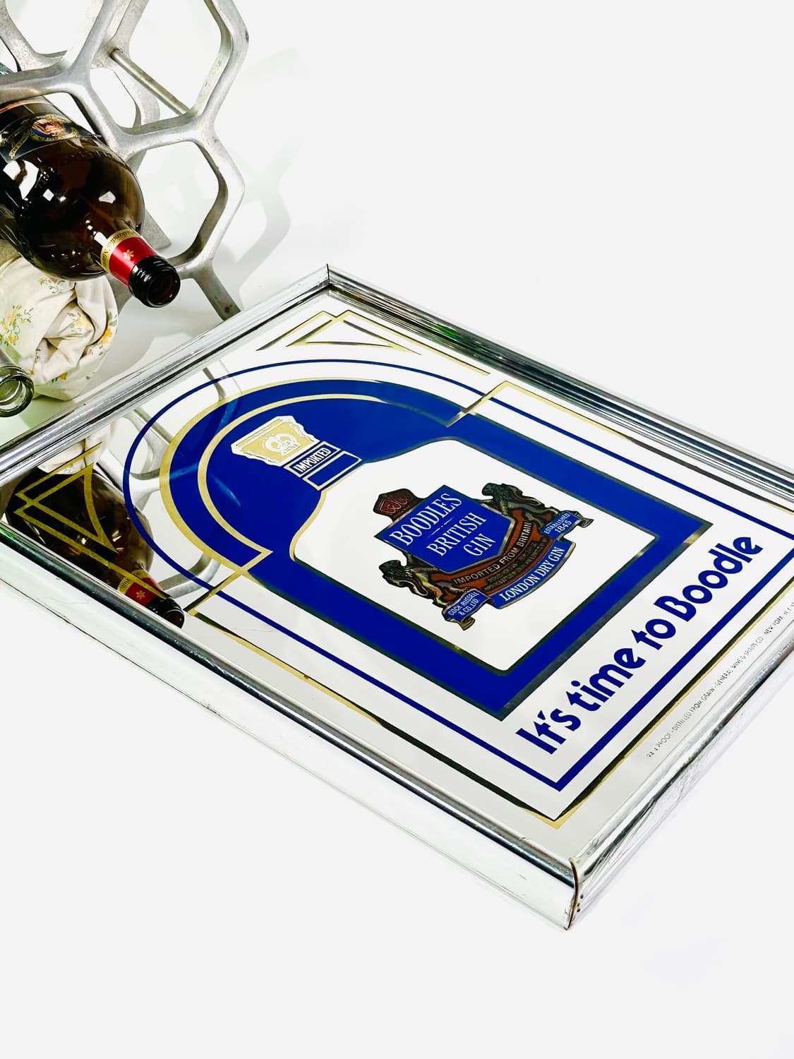 미국 빈티지 부들스 진 팝미러 거울 간판 상품이미지6