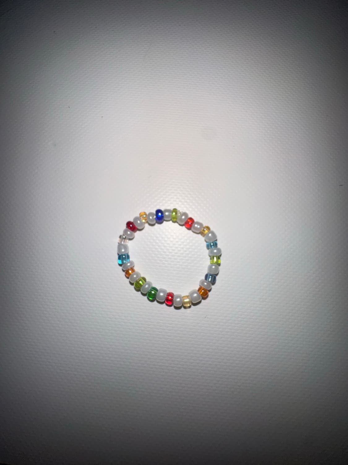 옥빛 원석st 비즈 반지 white 상품이미지2